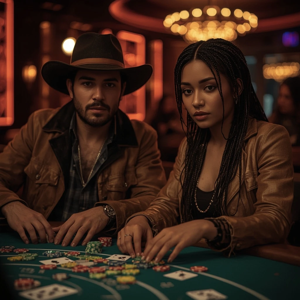 foto di due giocatori di poker 7Bet Casino